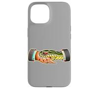 True No One Snake Bite Handshake Tattoo Flash Carcasa para iPhone 15