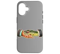True No One Snake Bite Handshake Tattoo Flash Carcasa para iPhone 16