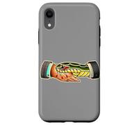 True No One Snake Bite Handshake Tattoo Flash Carcasa para iPhone XR