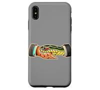 True No One Snake Bite Handshake Tattoo Flash Carcasa para iPhone XS MAX