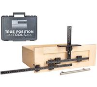 True Position Tools PRO - Plantilla para gabinete, instala las manijas frontales de los cajones y los pomos más rápido, fabricado en Estados Unidos, calibrado a mano