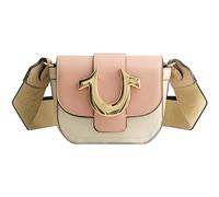 True Religion Bolso cruzado para mujer, mini bolso de hombro ajustable con solapa con logotipo de herradura, multicolor, Multi