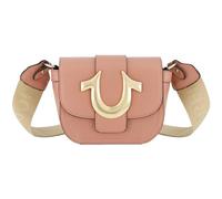 True Religion Bolso cruzado para mujer, mini bolso de hombro ajustable con solapa con logotipo de herradura, Baya, Talla única