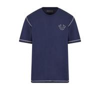 True Religion Camiseta marino / blanco Hombre True Religion L marino / blanco
