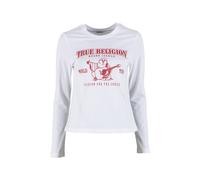 True Religion Camiseta rojo oscuro / blanco XS EUR