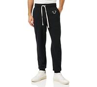 True Religion Classic Logo Jogger Sweatpant, Pantalones de chándal Hombre, Black, Large