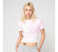 True Religion Crystal Short Sleeve Baby Tee blanco L