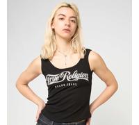 True Religion Crystal Square Neck Rib Tank negro M