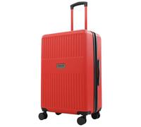True Religion Equipaje facturado de 26.5 Pulgadas, Maleta rígida con Ruedas giratorias, Rojo, Medio, True Religion Abs - Equipaje Giratorio expandible rígido de 67.3 cm