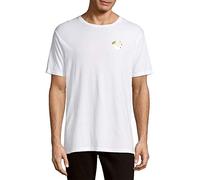 True Religion Hombre Big Buddha Metallic Short Sleeve tee, White, XXL