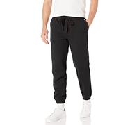 True Religion Hombre Big T Jogger, JetBlack/Fiery Red, M
