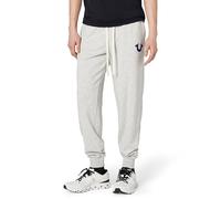 True Religion Hombre Classic Logo Jogger Sweatpant, Oatmeal Heather, XXL