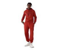 True Religion Hombre Metallic Buddha Fleece Hoody, Ruby Red, L