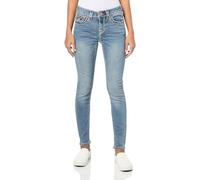 True Religion Jennie Mid Rise Curvy Skinny Flap Super T Jeans, Nora, 24 US para Mujer