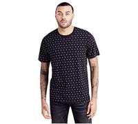 True Religion Men's All Over Monogram tee, Black, XL
