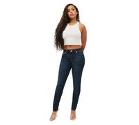 True Religion Mujer Halle Mid Rise Super Skinny, Indigo Upgrade, 32