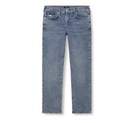 True Religion Ricky Single Needle Flap Straight para Hombre, Azul, 32