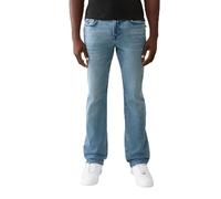 True Religion Ricky Single Needle Flap Straight para Hombre, Azul, 33
