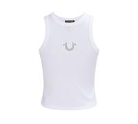 True Religion Top 'Horseshoe' blanco XS EUR