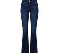 True Religion Mujer Joey Mid Rise Flare Flap, Indigo Upgrade, 30