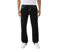 True Religion Vaqueros Bobby Single Needle No Flap Baggy, 2sb Black Rinse, 42