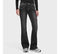 True Religion Western Yoke Joey Low Rise Flare Flap azul 29