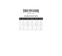 True Religion Women's Halle Mid Rise Super Skinny Fit Jeans Denim Single Needle Stitching, Indigo Upgrade Color - Size 27