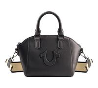 True Religion Women's Satchel Bag, Small Crossbody Purse Handbag with Adjustable Removable Shoulder Strap, Mini Cartera para Mujer, Black