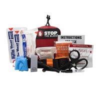 True Rescue Kit para detener el sangrado, individual con torniquete y apósito hemostático (SAMXT, NuStat, Premium). para controlar el sangrado con elección de torniquete y nivel de kit. de acuerdo con