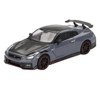 True Scale Miniatures Mini-GT MGT00868-L - Nissa. GT-R (R35) Nismo Stealth Gray 2024 - Escala 1/64 - Coche en Miniatura