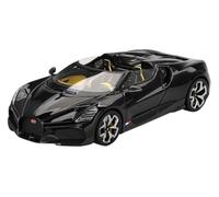 True Scale Miniatures TSM430821 Bugatt. W16 Mistral Black - Escala 1/43 - Coche en Miniatura