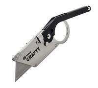True Utility Crafty - Navaja Plegable Personal Con 2 Hojas de Repuesto Incluidas