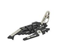 True Utility FishFace - Llavero 18 en 1 Multiherramienta Gadget de Bolsillo - con Cúter Cortacajas, 6 Destornilladores, 4 Llaves y Abridor de Botellas - Accesorios de Camping