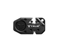 True Utility MYCRO Afilador de Cuchillos - Compacto Con Ranuras de Carburo y Cerámica - Tamaño de Bolsillo