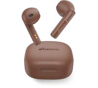 True Wireless Earbuds - Auriculares Bluetooth ultraligeros para comodidad durante todo el día, resistentes al agua TWS con micrófono, 25 horas de reproducción, auriculares para iOS/Android, trabajo