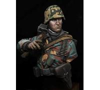 TRUEGRIS 1/10 Busto de Resina de Soldado alemán de la Segunda Guerra Mundial sin Pintar ni ensamblar //l7s2Z5