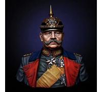 TRUEGRIS 1/10 Busto de Resina de Soldado alemán de la Segunda Guerra Mundial sin Pintar ni ensamblar //l7s2Z18