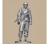 TRUEGRIS 1/16 Kit de Modelo de Resina de Soldado alemán de la Segunda Guerra Mundial Kit de Modelo de Resina sin Pintar y sin montar//F9q7L9