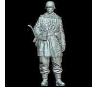TRUEGRIS 1/16 Kit de Modelo de Resina de Soldado alemán de la Segunda Guerra Mundial Kit de Modelo de Resina sin Pintar y sin montar//F9q7L16