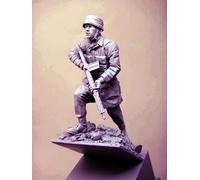 TRUEGRIS 1/16 Kit de Modelo de Resina de Soldado alemán de la Segunda Guerra Mundial Kit de Modelo de Resina sin Pintar y sin montar//F9q7L44