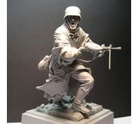 TRUEGRIS 1/16 Kit de Modelo de Resina de Soldado alemán de la Segunda Guerra Mundial Kit de Modelo de Resina sin Pintar y sin montar//F9q7L59