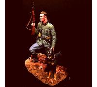 TRUEGRIS 1/16 Kit de Modelo de Resina de Soldado alemán de la Segunda Guerra Mundial Kit de Modelo de Resina sin Pintar y sin montar//F9q7L95
