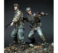 TRUEGRIS 1/16 Kit de Modelo de Resina de Soldado alemán de la Segunda Guerra Mundial Kit de Modelo de Resina sin Pintar y sin montar//F9q7L88