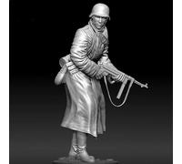 TRUEGRIS 1/16 Kit de Modelo de Resina de Soldado alemán de la Segunda Guerra Mundial Kit de Modelo de Resina sin Pintar y sin montar//F9q7L18