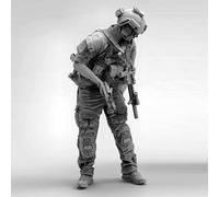 TRUEGRIS 1/16 Kit de Modelo de Resina de Soldado Comando Estadounidense Kit de Modelo de Resina sin Pintar y sin Montar //F9q5L2
