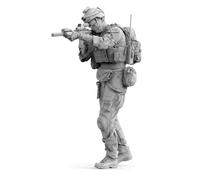 TRUEGRIS 1/16 Kit de Modelo de Resina de Soldado Comando Estadounidense Kit de Modelo de Resina sin Pintar y sin Montar //F9q5L5