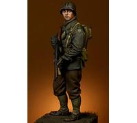 TRUEGRIS 1/16 Kit de Modelo de Resina de Soldado Estadounidense de la Segunda Guerra Mundial sin Pintar y sin ensamblar //j7f2Z27