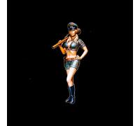 TRUEGRIS 1/16 Kit de Modelo de Resina de Soldado Femenina de la Segunda Guerra Mundial, sin Pintar y sin ensamblar //j7f3Z2