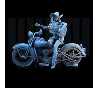 TRUEGRIS 1/24 Kit de Modelo de Resina de Agente Femenina guerrera de Ciencia ficción sin Pintar y sin ensamblar //b9r7J2
