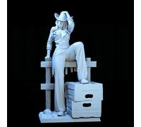 TRUEGRIS 1/24 Kit de Modelo de Resina de Agente Femenina guerrera de Ciencia ficción sin Pintar y sin ensamblar //b9r7J11